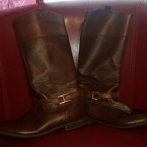 Brown leather Tommy Hilfiger boots